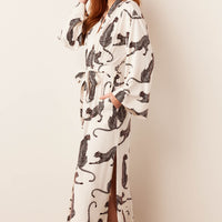Kaia Cloud Jersey Kimono Robe in Vinyasa