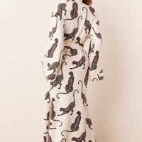 Kaia Cloud Jersey Kimono Robe in Vinyasa