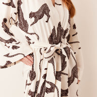 Kaia Cloud Jersey Kimono Robe in Vinyasa
