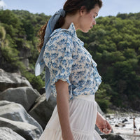 HENRI TOP -- BLEU ROSIER FLORAL