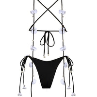 Fleur Tie Bottom Black