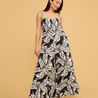 Lani Linen Jumpsuit in Cala