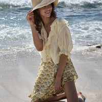 HENRI TOP -- CREME CITRON