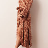 Kaia Cloud Jersey Kimono Robe in Bengal