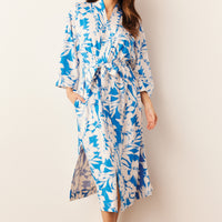 Vera Cloud Jersey Midi Robe in Serene