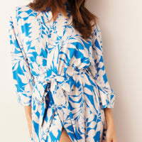Vera Cloud Jersey Midi Robe in Serene
