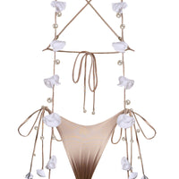 Fleur Tie Bottom Satin Mauve (Limited Edition)